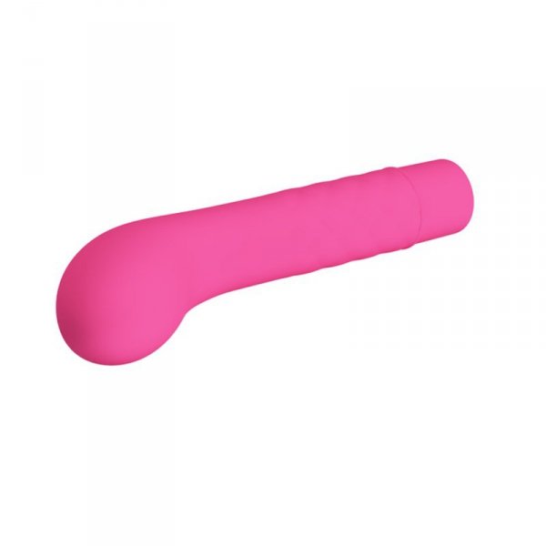 Vibrator Punctul G Atlas, 10 Moduri Vibratii, Silicon, Roz, 14 cm