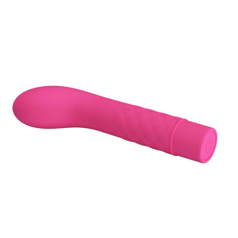 Vibrator Punctul G Atlas, 10 Moduri Vibratii, Silicon, Roz, 14 cm