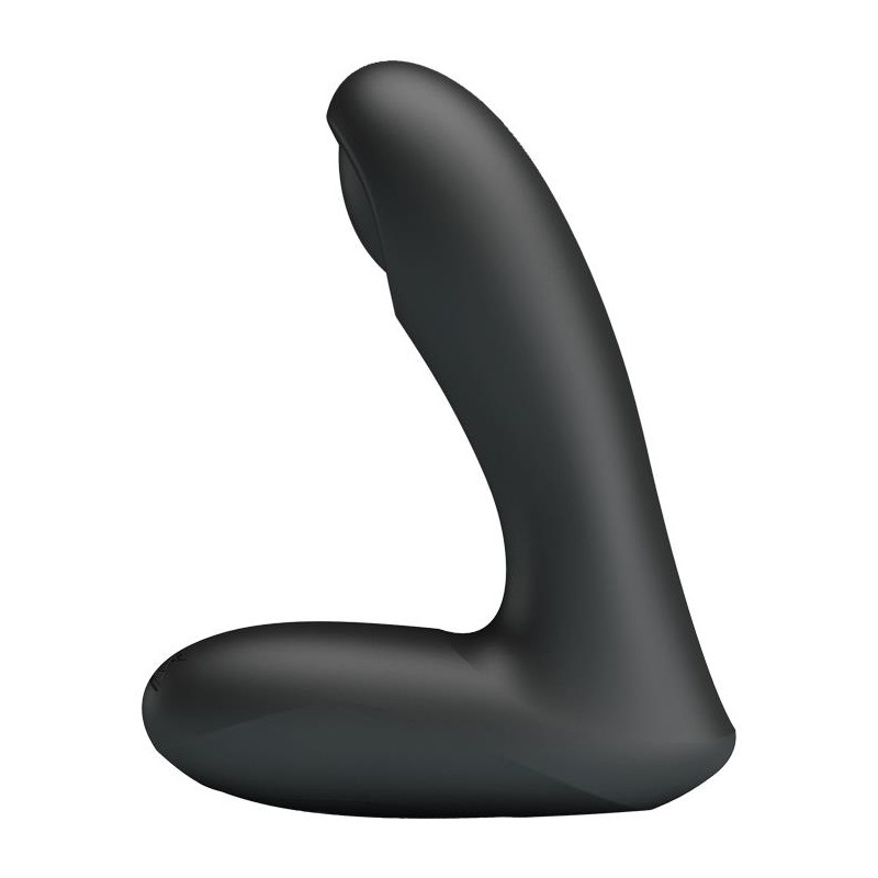 Stimulator Anal Archenemy 12 Moduri Vibratii, Silicon, USB, Negru, 12.1 cm