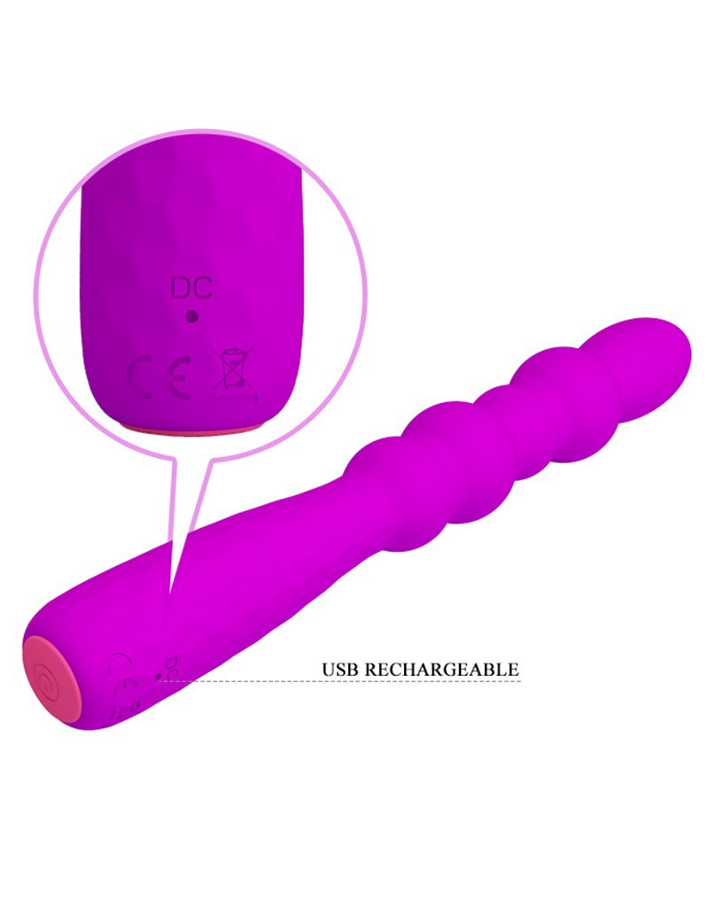 Vibrator Bendable Monroe, 12 Moduri Vibratii, Silicon, Mov, 18.5 cm