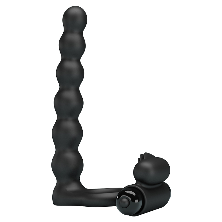 Inel Penis Hercules III, 10 Moduri Vibratii, Silicon, Negru