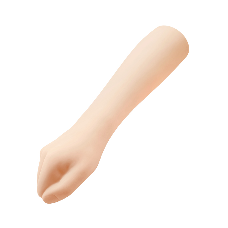 Dildo Pretty Love Iron Fist, TPR, Natural, 36 cm