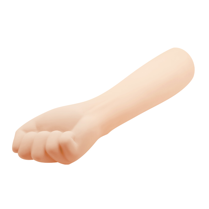 Dildo Pretty Love Iron Fist, TPR, Natural, 36 cm