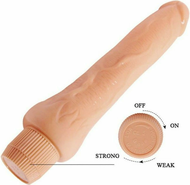 Vibrator Realist Dryad, Multispeed, Natural, 25 cm