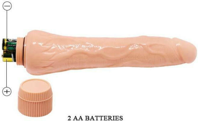 Vibrator Realist Dryad, Multispeed, Natural, 25 cm