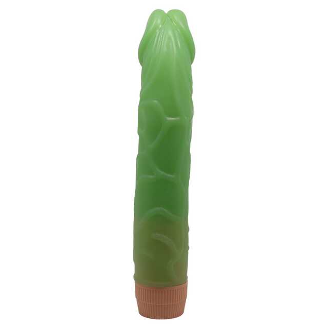 Vibrator Realist Bill, Multispeed, Verde, 22.5 cm
