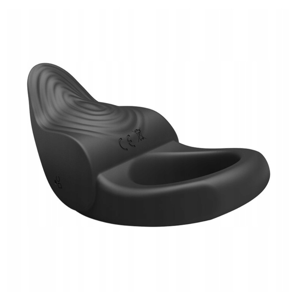 Inel de Penis Susanna, 10 Moduri Vibratii, Silicon, USB, Negru