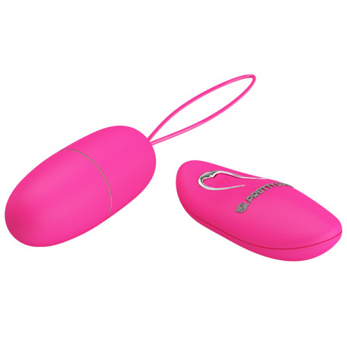 Ou Vibrator Selkie, 12 Moduri Vibratii, Remote Control, ABS, Roz