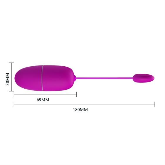 Ou Vibrator Nymph, 12 Moduri Vibratii, Bluetooth Control Free App, Silicon, Mov