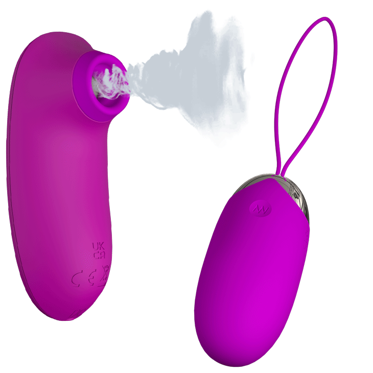 Stimulator 2 in 1 Orthus, 12+4 Moduri Stimulatoare, Silicon, USB, Mov