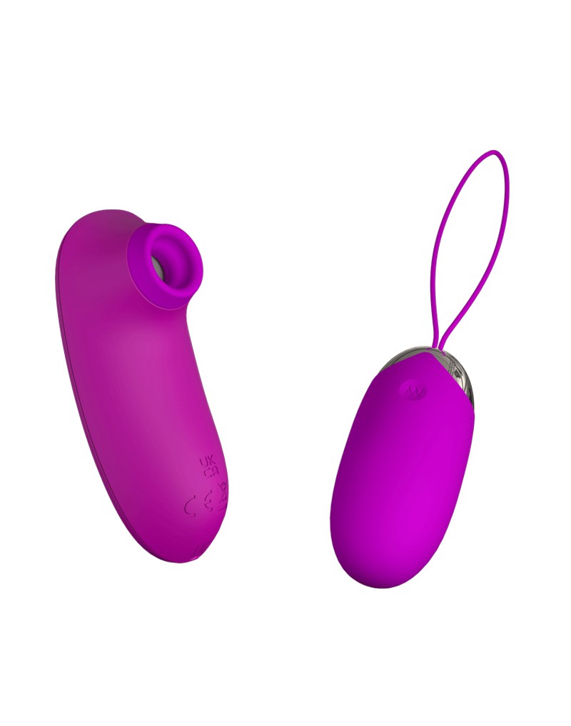 Stimulator 2 in 1 Orthus, 12+4 Moduri Stimulatoare, Silicon, USB, Mov