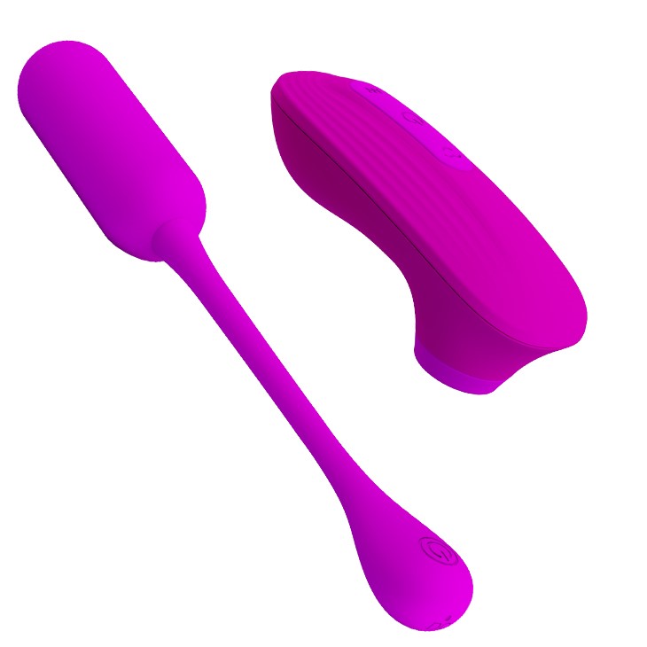 Set Curupira 2 Jucarii, 12 Moduri Vibratii si 4 Moduri Suctiune, Silicon, USB, Mov
