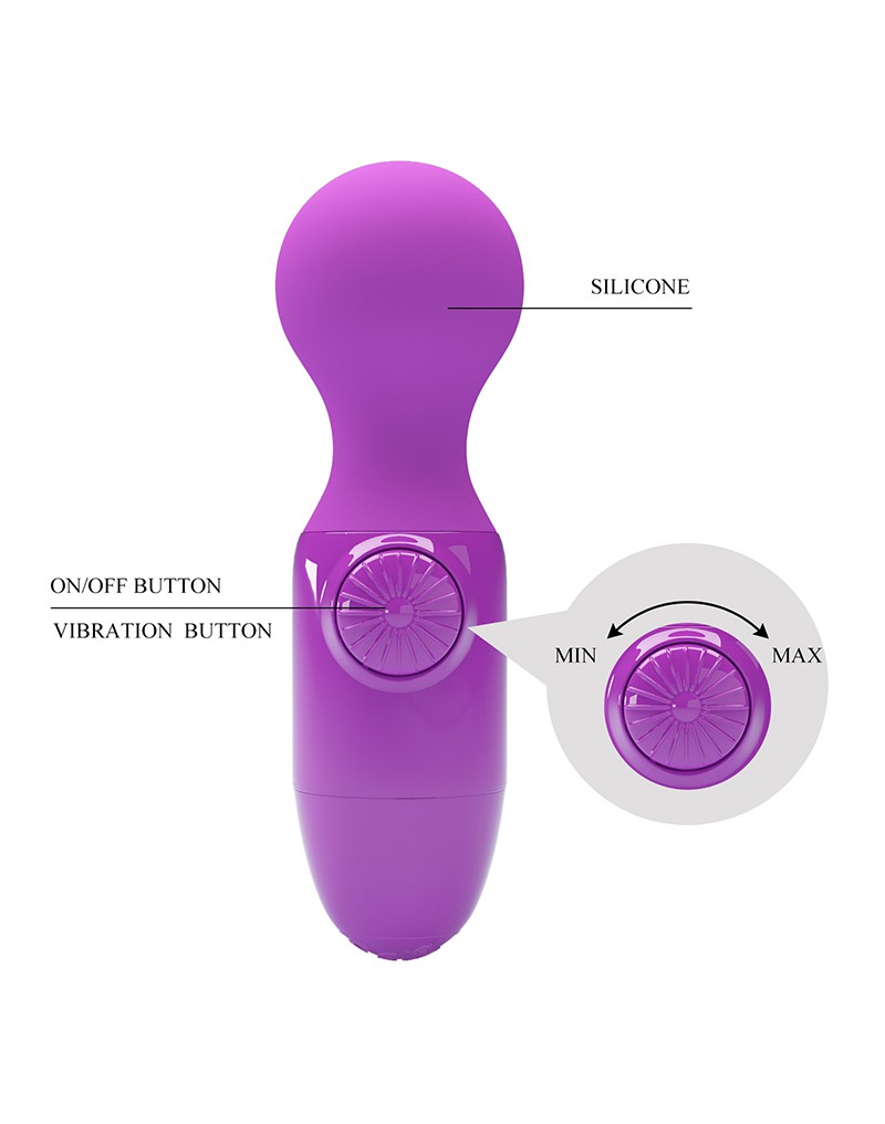 Vibrator Wand Multispeed Little Cute, Mov