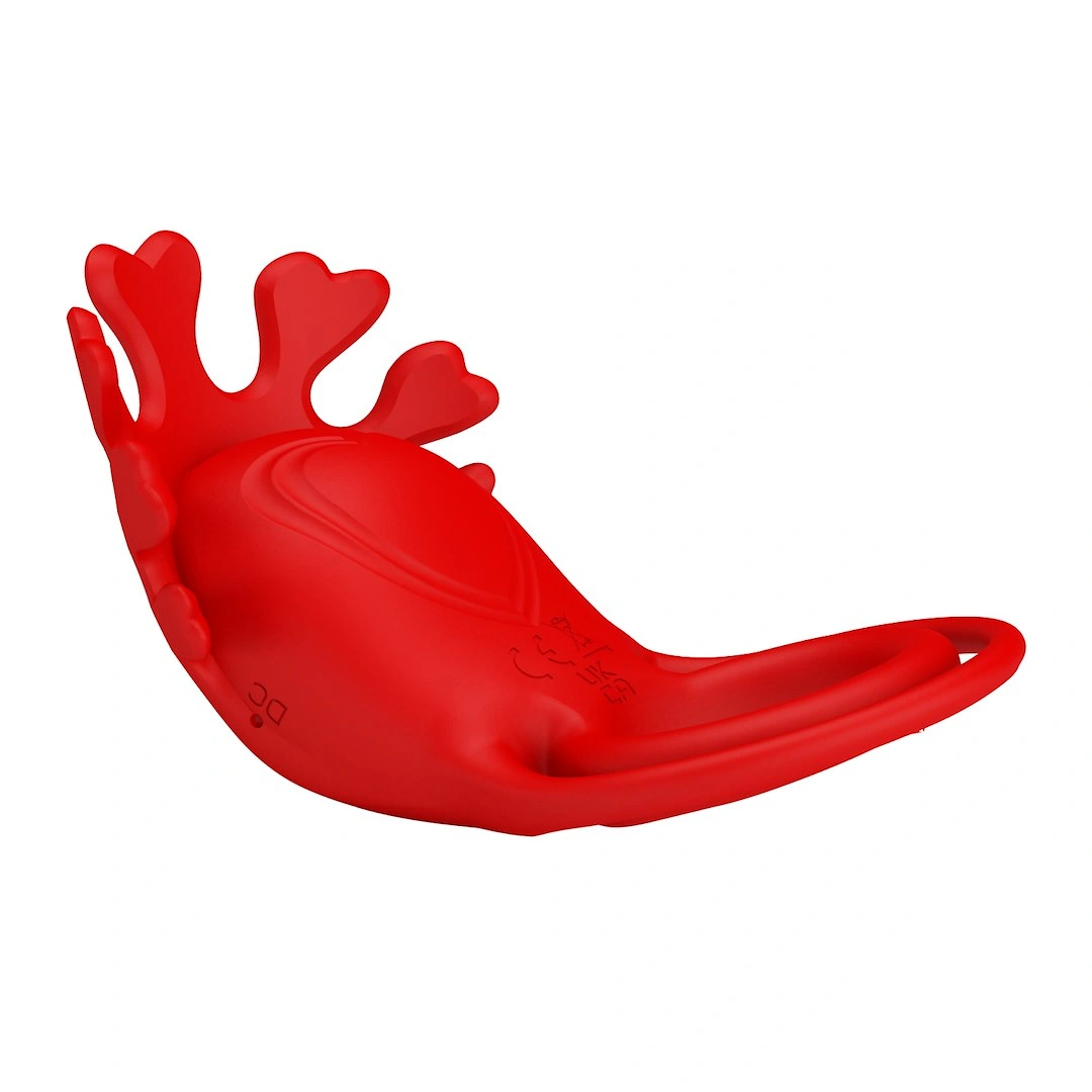 Inel Penis Ruben, 7 Moduri Vibratii Puternice, Silicon, USB, Rosu