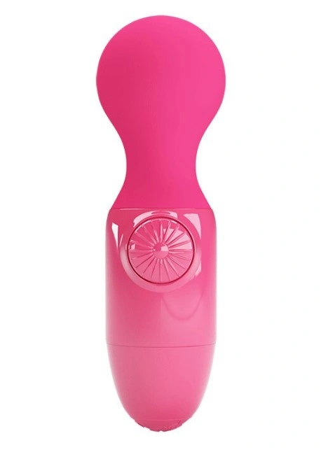 Vibrator Wand Multispeed Little Cute, USB Reincarcabil, Fuchsia