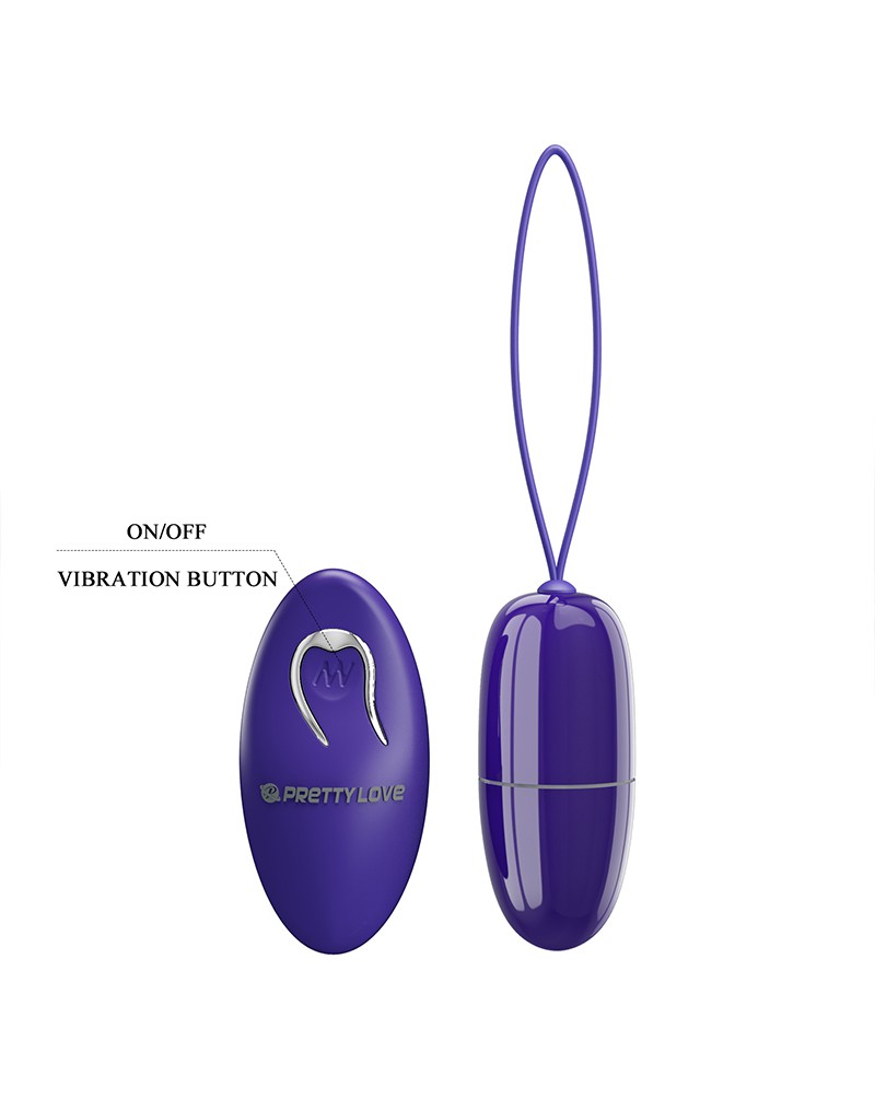 Ou Vibrator Selkie Youth, 12 Moduri Vibratii, Remote Control, ABS, Violet