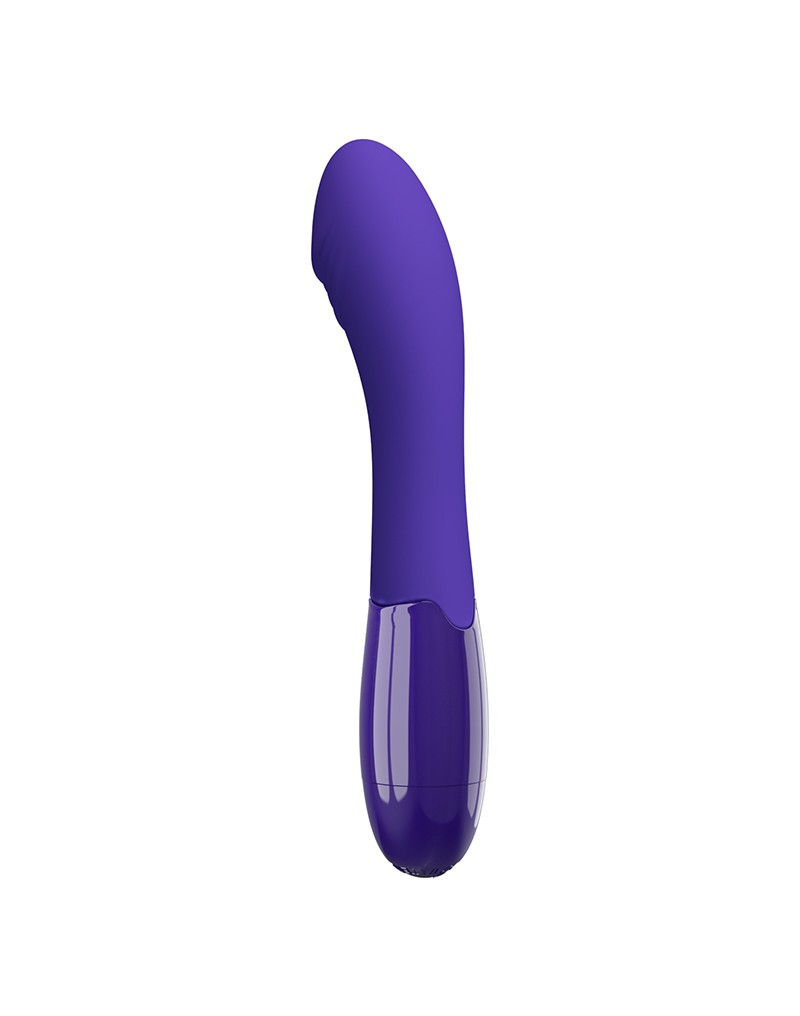 Vibrator Punctul G Elemental Youth, 30 Moduri Vibratii, Silicon, USB, Violet, 19.3 cm