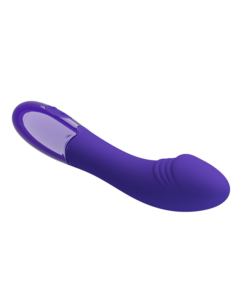 Vibrator Punctul G Elemental Youth, 30 Moduri Vibratii, Silicon, USB, Violet, 19.3 cm