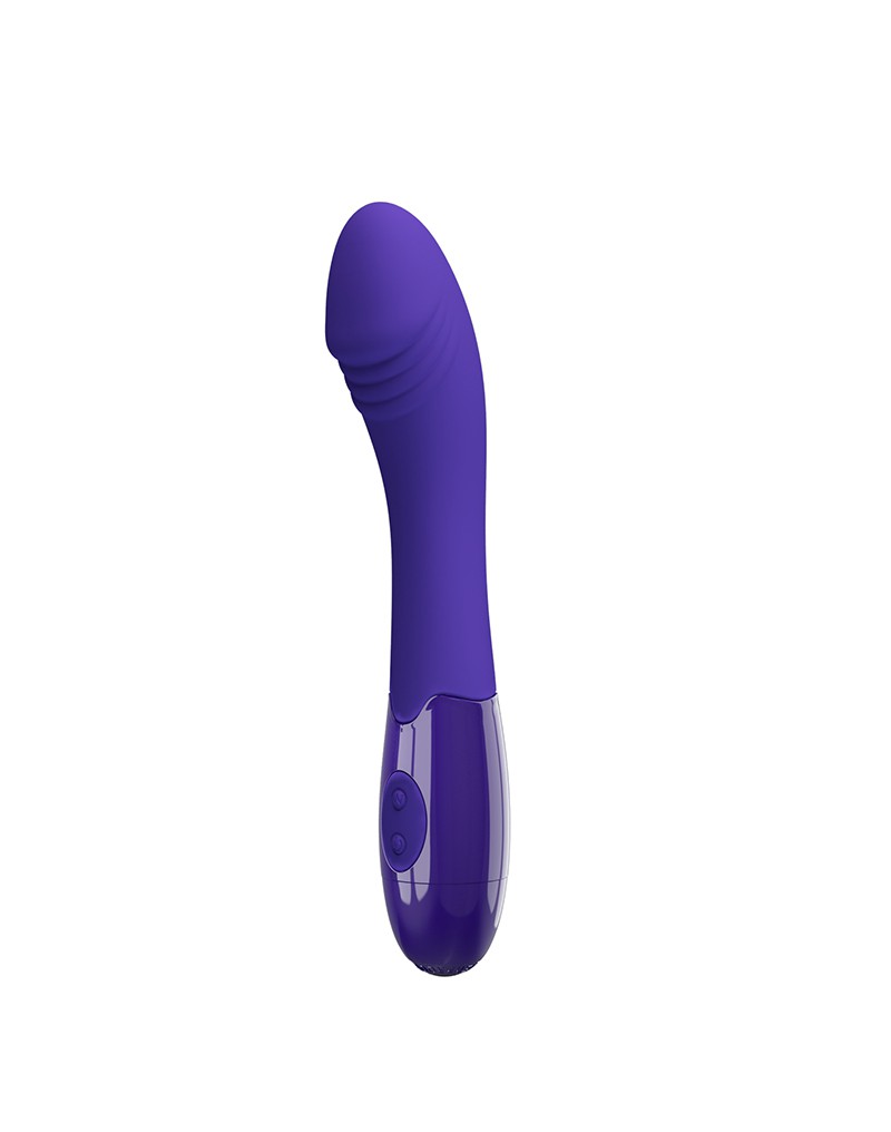 Vibrator Punctul G Elemental Youth, 30 Moduri Vibratii, Silicon, USB, Violet, 19.3 cm