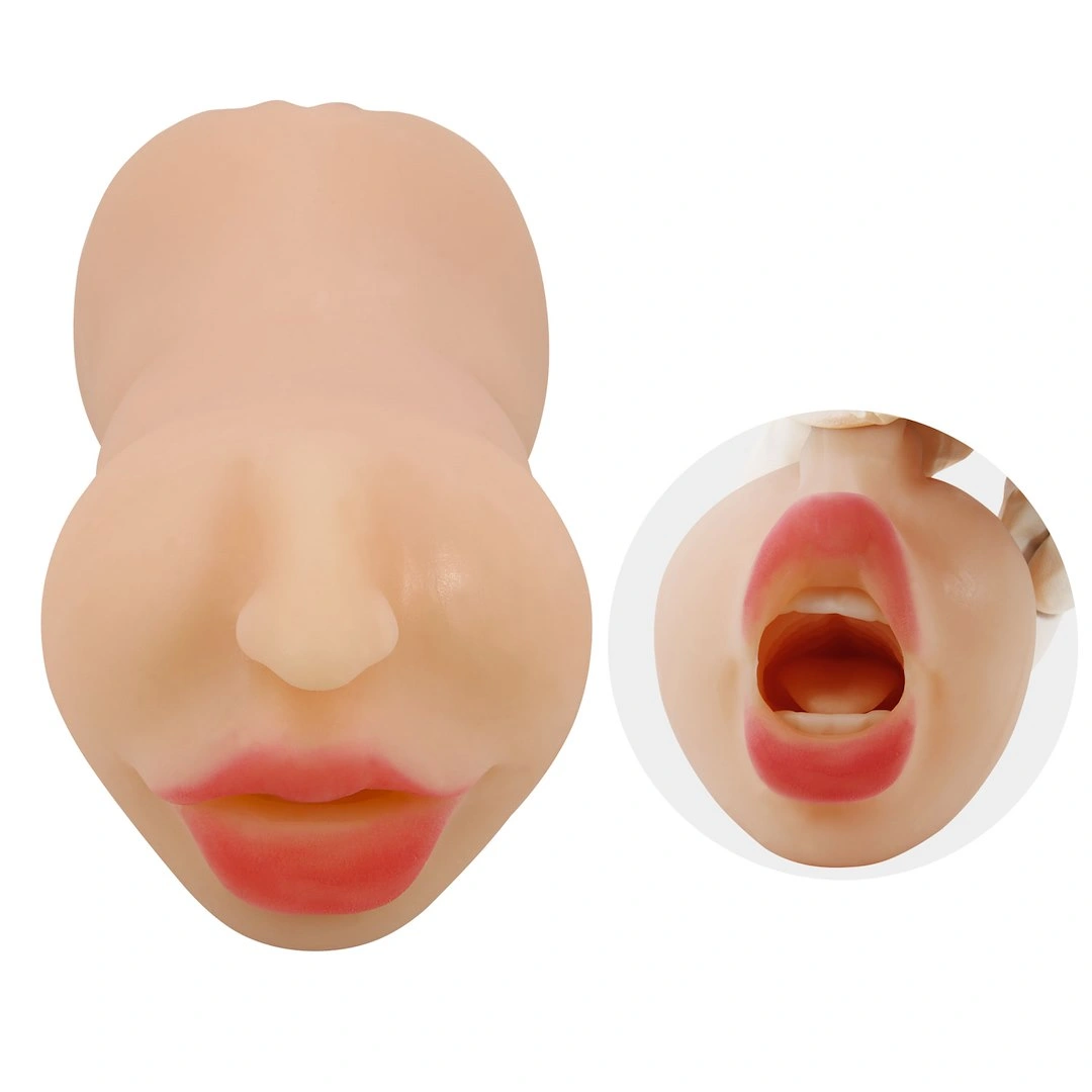 Masturbator Mouth&Pussy Crazy Bull Zoey, Soft Skin, Natural, 17 cm