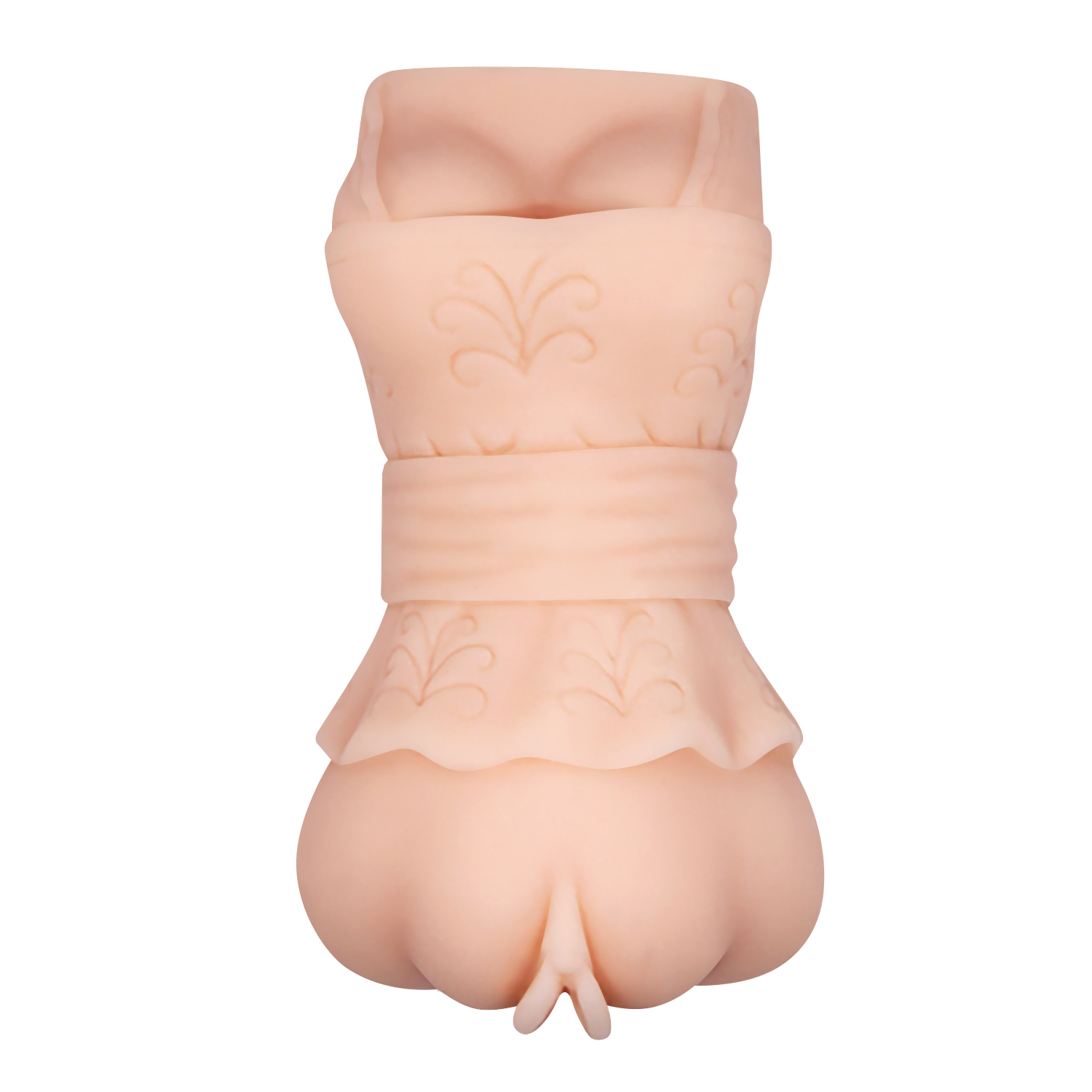 Masturbator Crazy Bull 3D Vagina, TPR, Natural, 13.5 cm