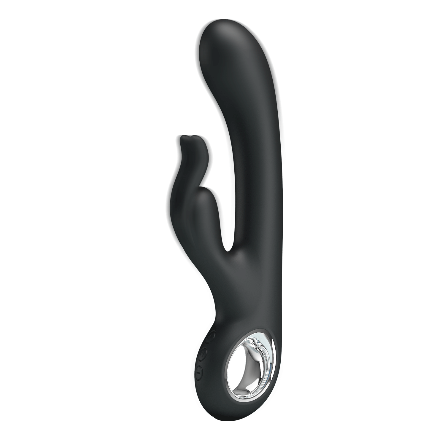 Vibrator Pretty Love Carina, 7 Moduri Vibratii, Silicon, USB, Negru, 19 cm