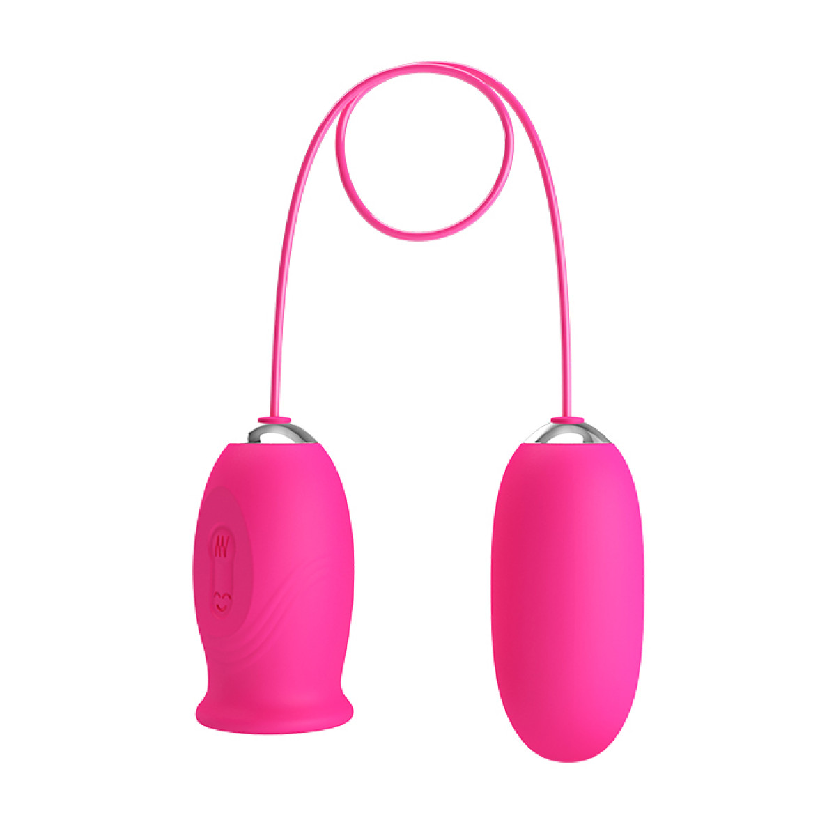 Ou Vibrator Daisy Dubla Stimulare, Licking Function, Silicon, Roz
