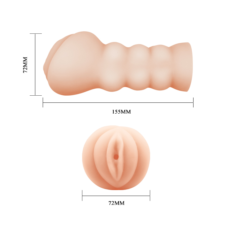 Masturbator Crazy Bull Julia, Soft Skin, Natural, 15.5 cm