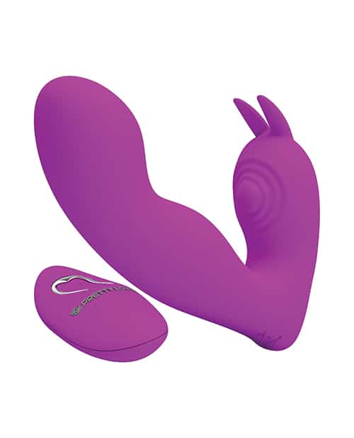 Vibrator Dubla Stimulare Josephine Remote Control 12 Moduri Vibratii Silicon USB Mov