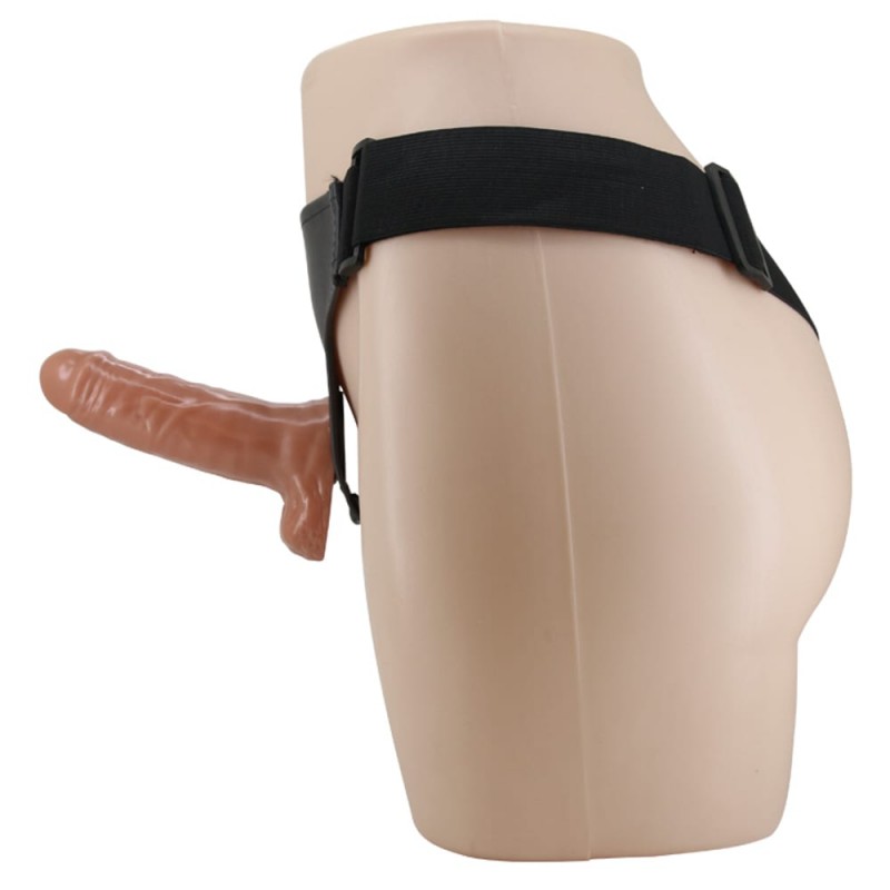 Strap On Dublu Ultra Passionate Harness Multispeed Sliding Skin Dildo