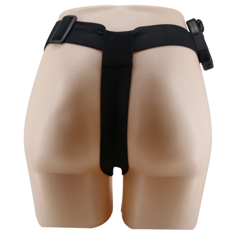 Strap On Dublu Ultra Passionate Harness Multispeed Sliding Skin Dildo