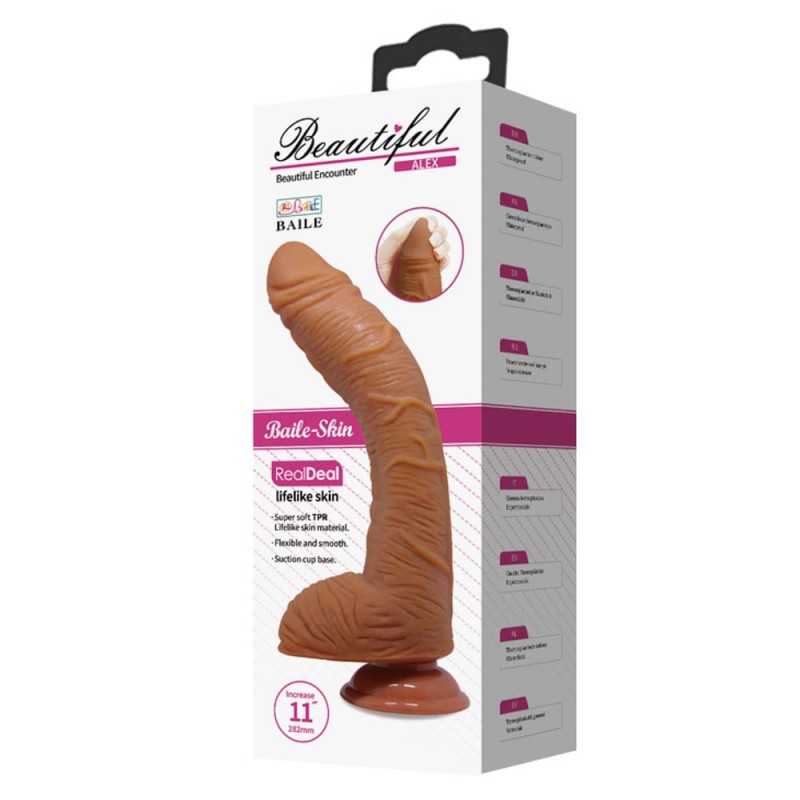 Dildo Realist Beautiful Alex LifeLike Skin 28.2 cm