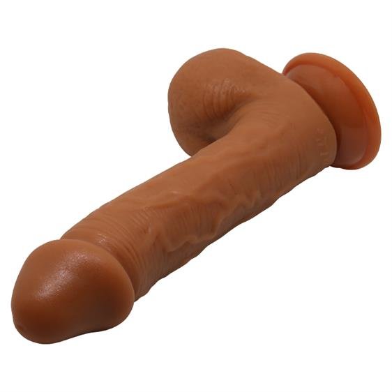Dildo Realist Beautiful Johnson LifeLike Skin, Maro, 22 cm