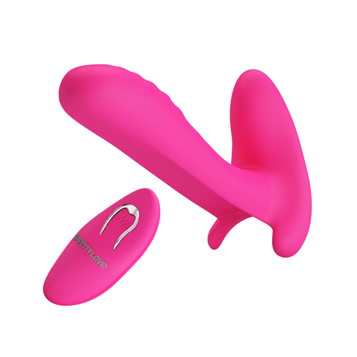 Stimulator Cuplu Remote Control 12 Moduri Vibratii Silicon USB Roz