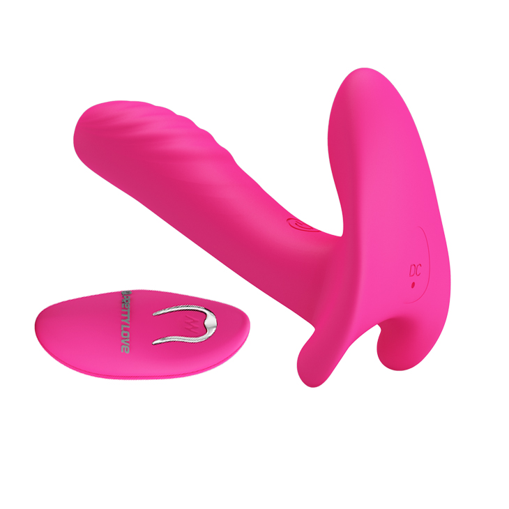 Stimulator Cuplu Remote Control 12 Moduri Vibratii Silicon USB Roz