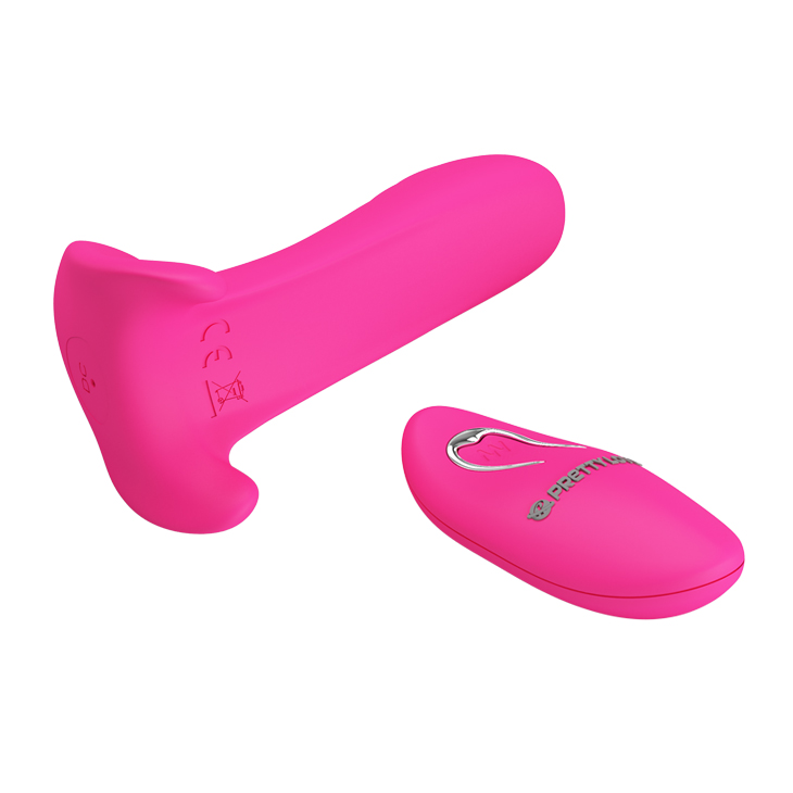 Stimulator Cuplu Remote Control 12 Moduri Vibratii Silicon USB Roz