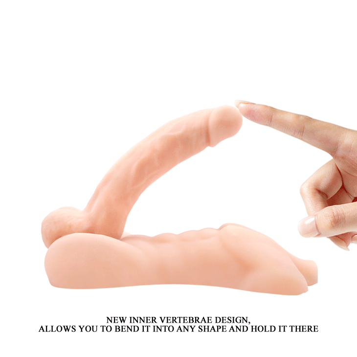 Dildo Temptation Bigger Man, TPR, Natural, 21 cm