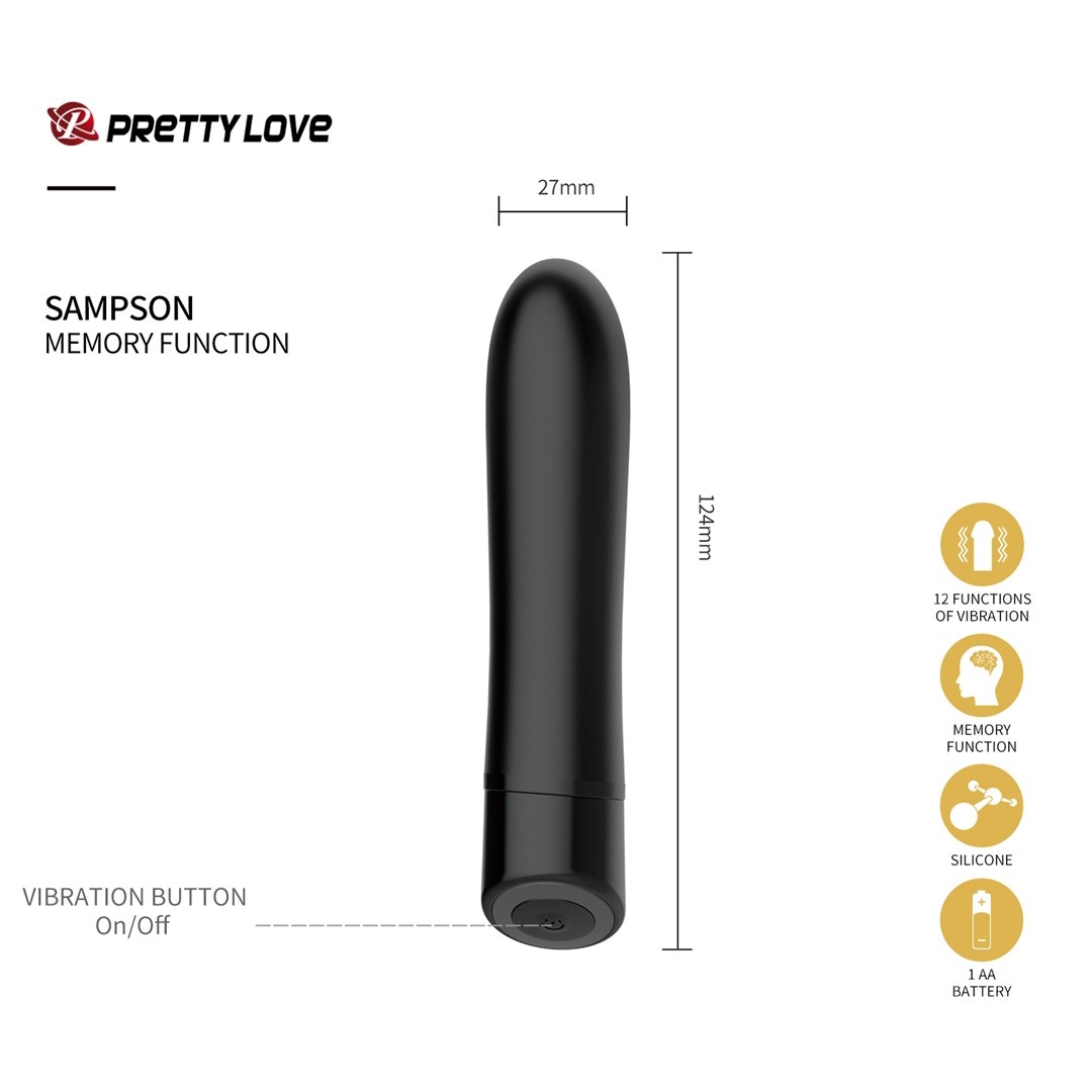 Set Anniversary Collection All Black Series, 6 Jucarii, Silicon, Negru
