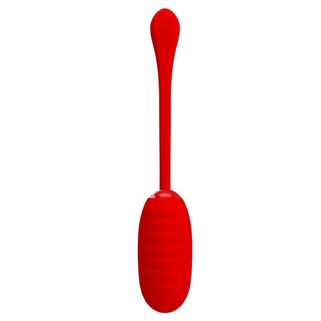 Ou Vibrator Kirk, 12 Moduri Vibratii, Silicon, USB, Rosu