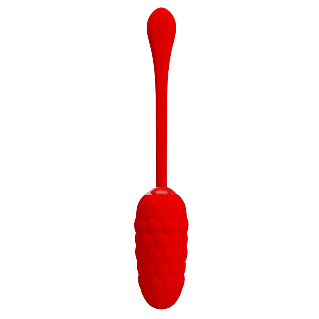 Ou Vibrator Marina, 12 Moduri Vibratii, Silicon, USB, Rosu