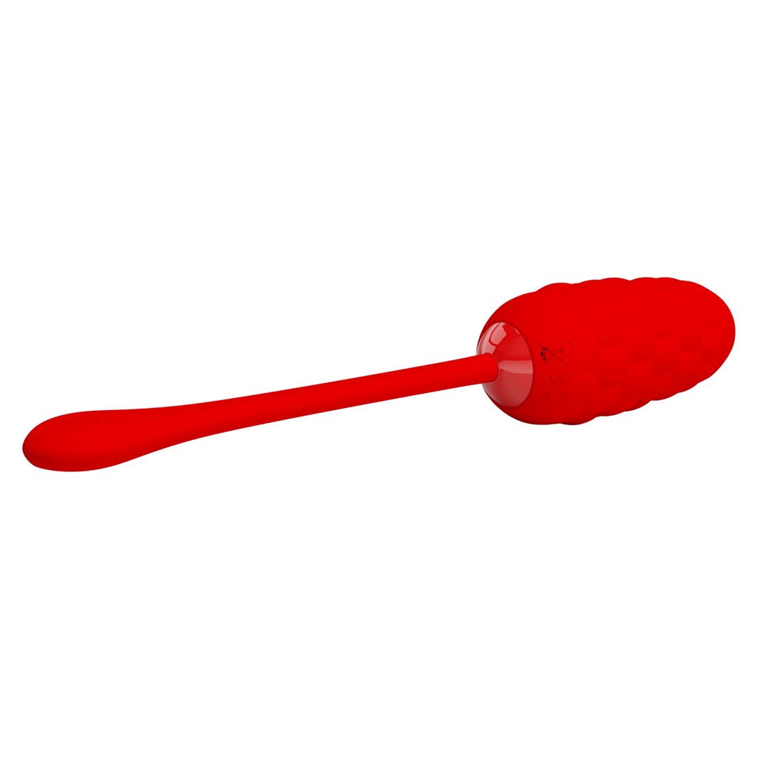 Ou Vibrator Marina, 12 Moduri Vibratii, Silicon, USB, Rosu
