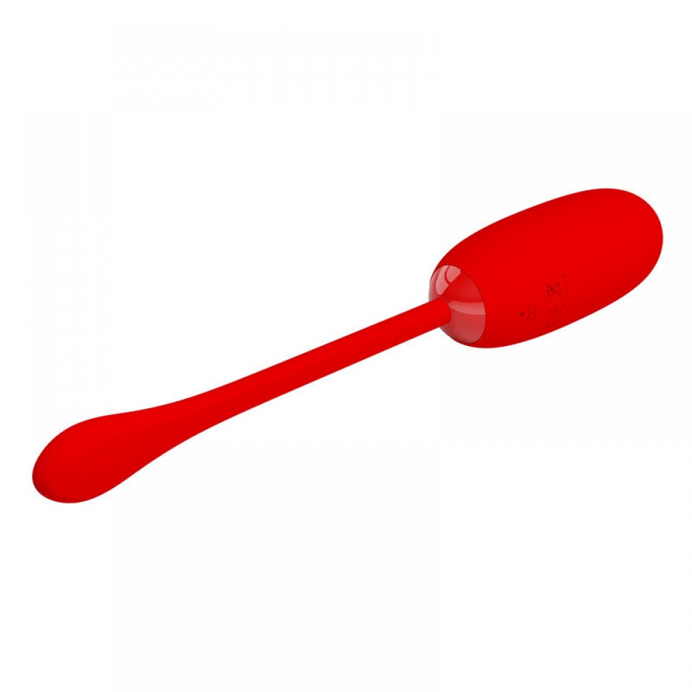 Ou Vibrator Julius, 12 Moduri Vibratii, Silicon, USB, Rosu