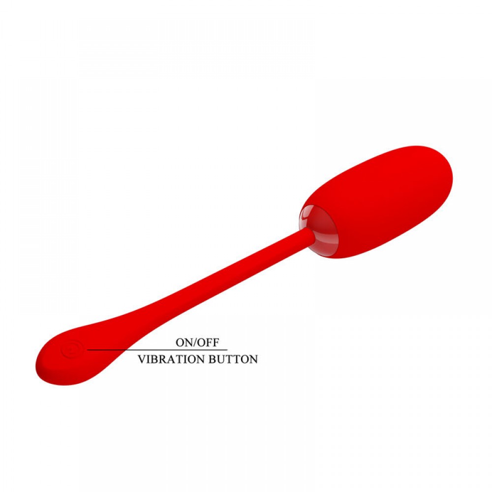 Ou Vibrator Julius, 12 Moduri Vibratii, Silicon, USB, Rosu
