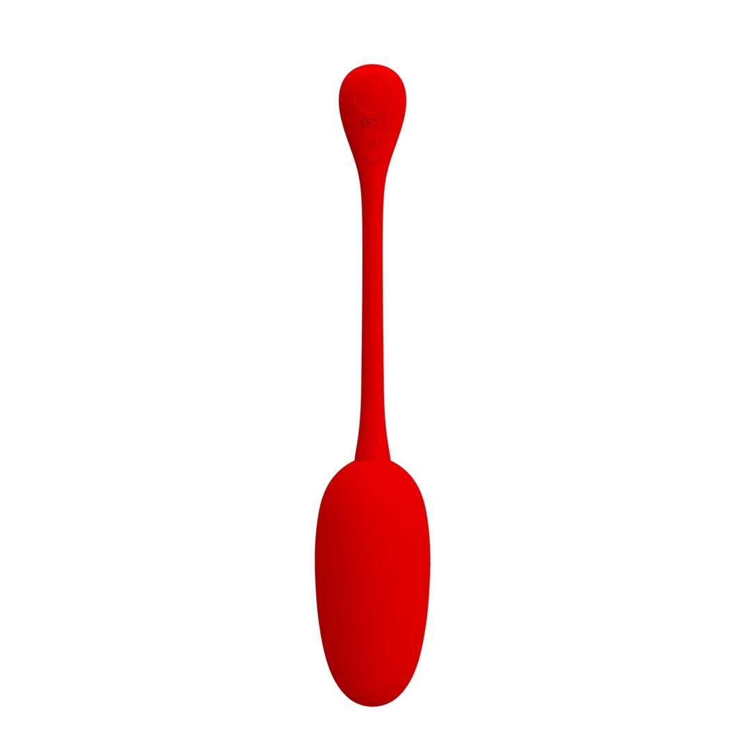 Ou Vibrator Knucker, 12 Moduri Vibratii, Silicon, USB, Rosu