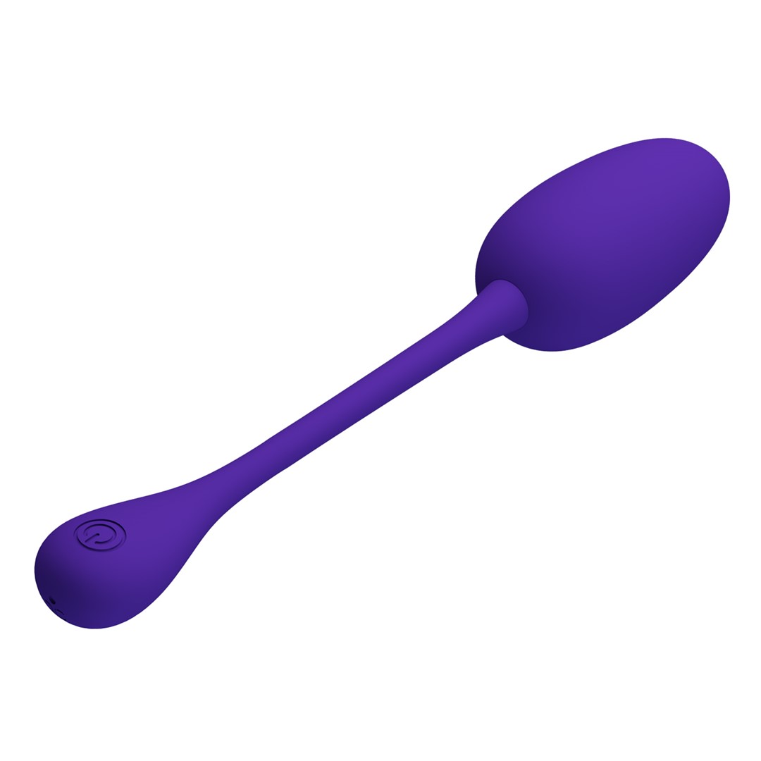 Ou Vibrator Knucker, 12 Moduri Vibratii, Silicon, USB, Violet