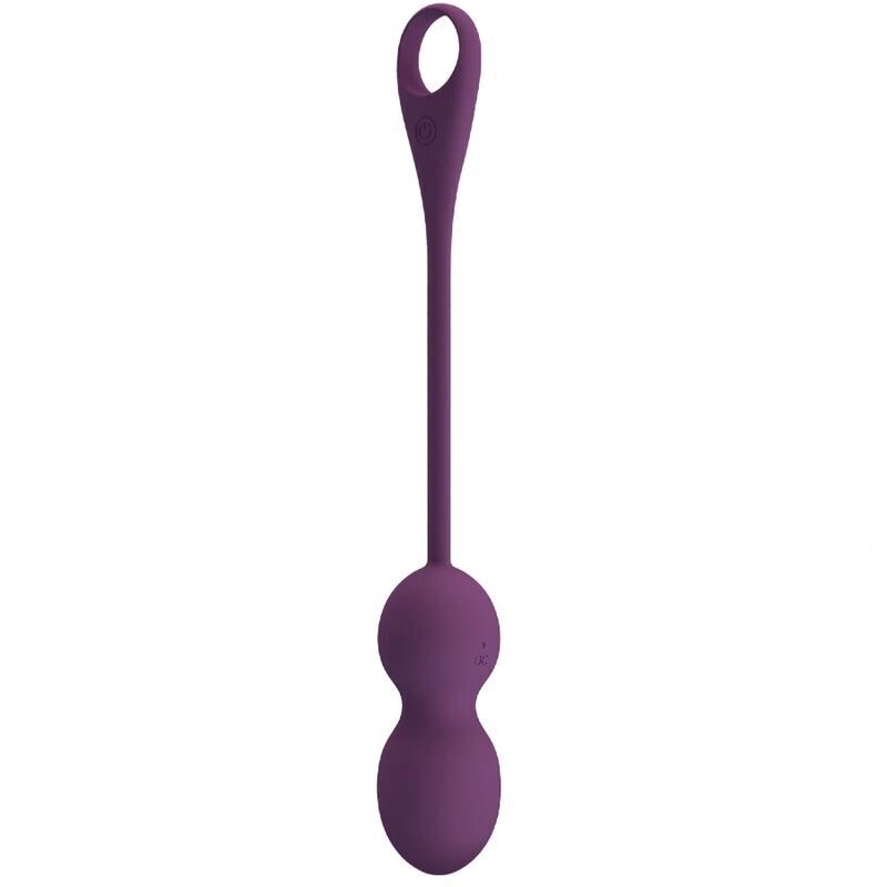 Bile Kegel Elvira 12 Moduri Vibratii, Silicon, USB, Bluetooth Control, Free App, Mov Inchis, 22 cm