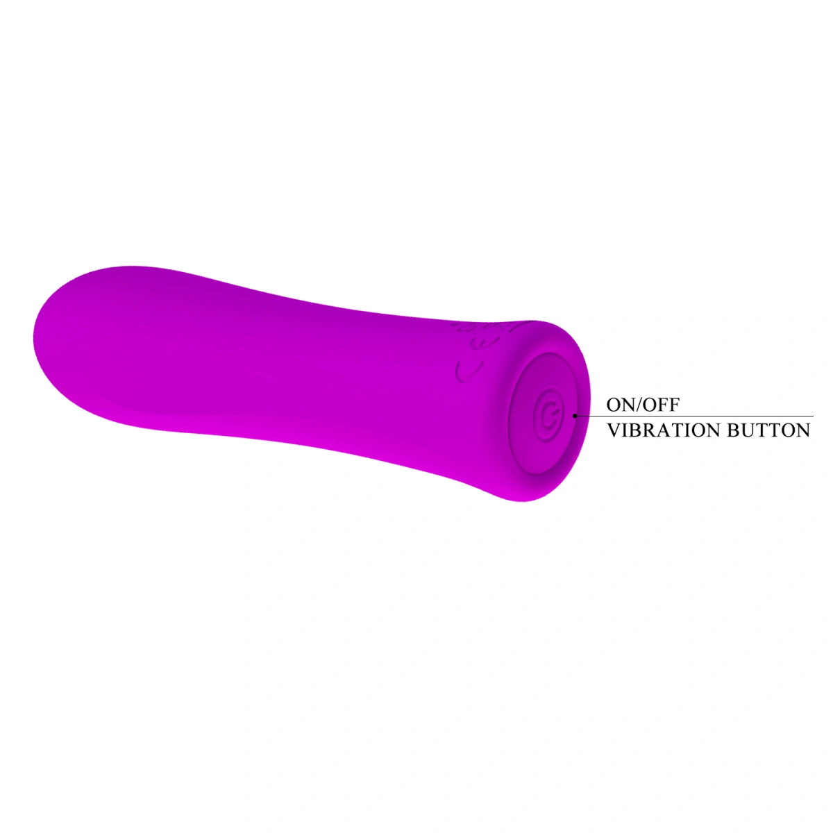 Vibrator Pretty Love Alfreda, 12 Moduri Vibratii, Silicon, USB, Mov, 10.2 cm