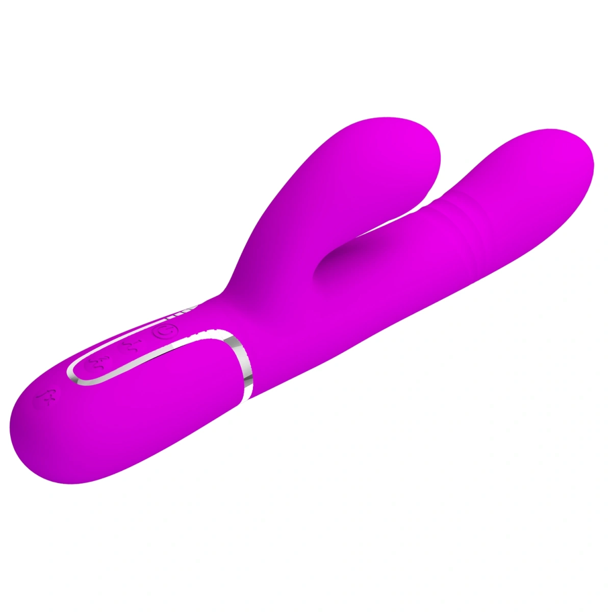 Vibrator Twinkled Tenderness Mariana, 4 in 1, Silicon, USB, Roz, 22.6 cm