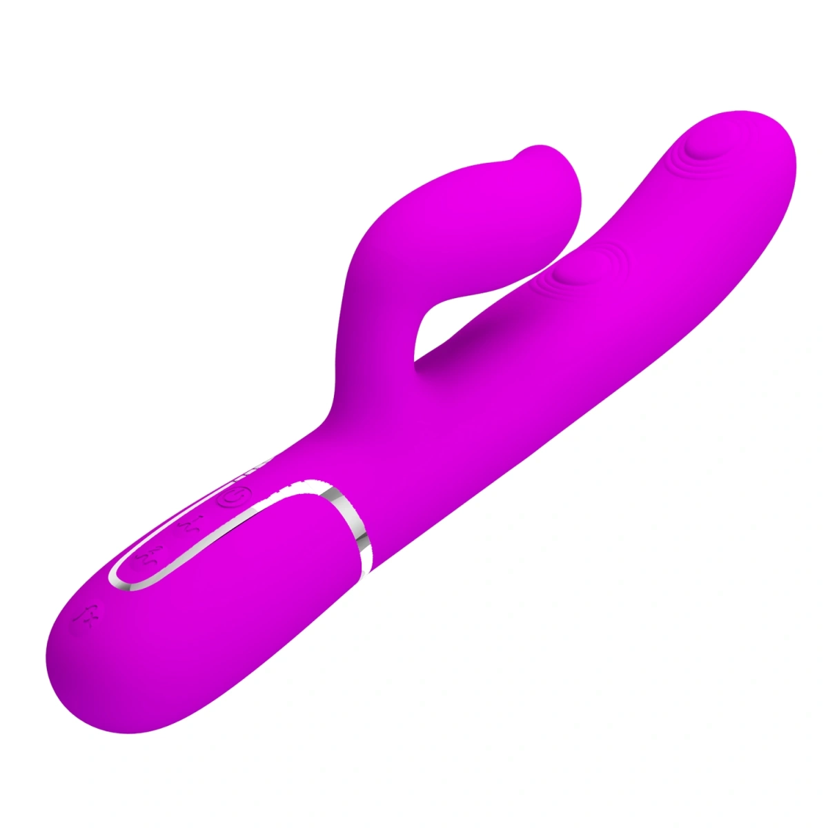 Vibrator Twinkled Tenderness Gigi, 7 Moduri Pulsare, 7 Moduri Licking, Silicon, USB, Roz, 22.8 cm