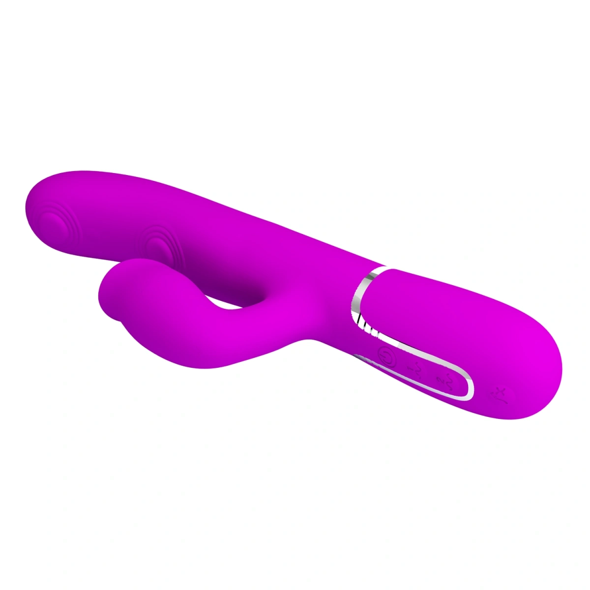 Vibrator Twinkled Tenderness Gigi, 7 Moduri Pulsare, 7 Moduri Licking, Silicon, USB, Roz, 22.8 cm